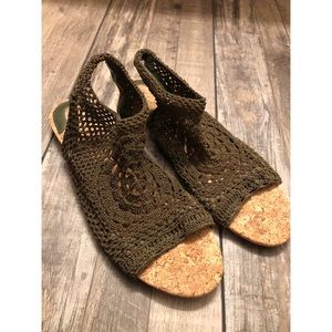 Free People crochet sandals
